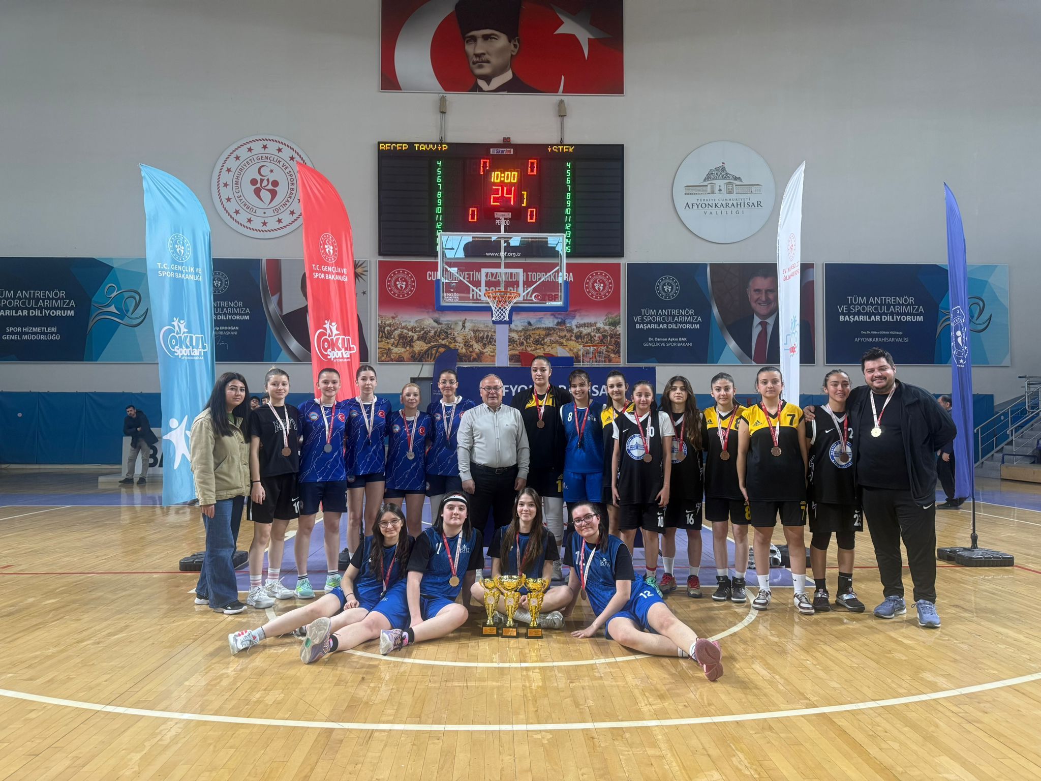 Afyonkarahisar’da 3×3 Basketbol Turnuvasında Dereceye Giren Takımlar Açıklandı